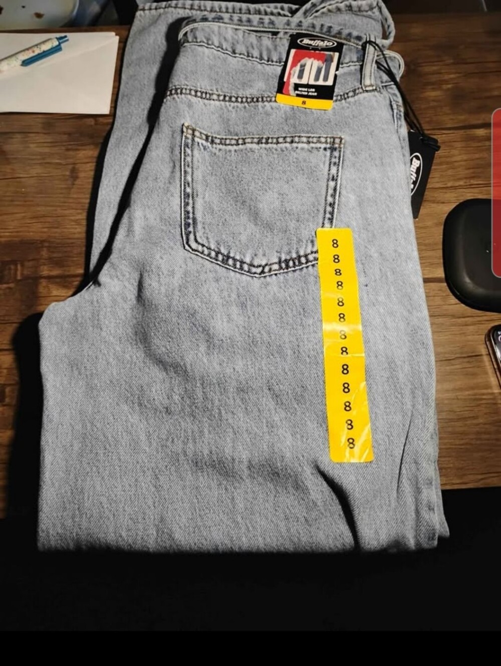 Wide Leg Jeans Size 8